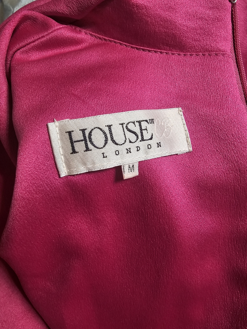 House of CB Hot Pink Satin Ruched Long-Sleeve Mini GIORGIANA Dress - Picture 11 of 13
